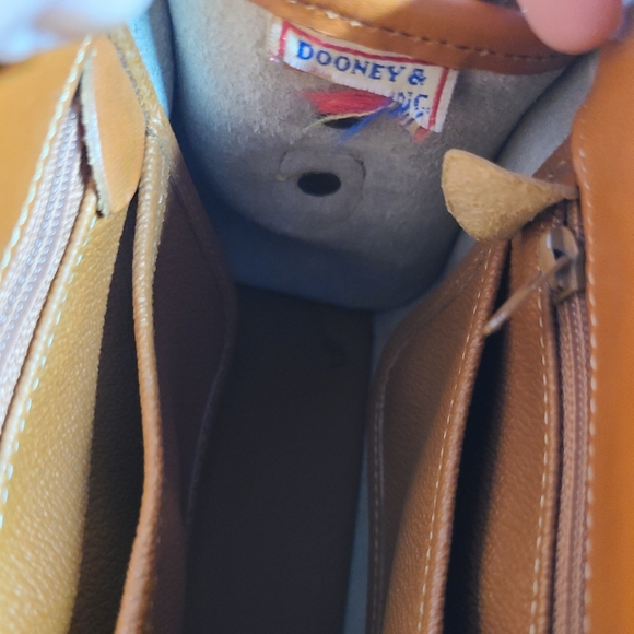Vintage Dooney & Bourke All Weather Leather Bag Purse - Picture 9 of 16